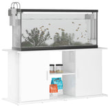 VidaXL Aquariumständer 121x41x58 cm lackiertes Holz Hochglanzweiß