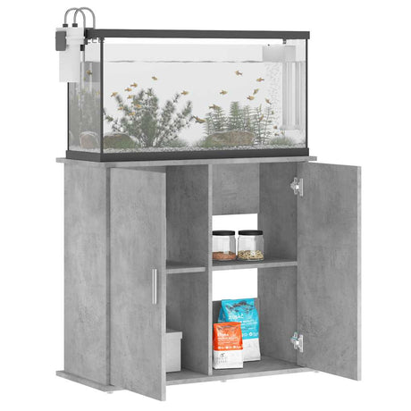 Vidaxx Aquarienständer 81x36x73 cm Holzwerkstoff Betongrau