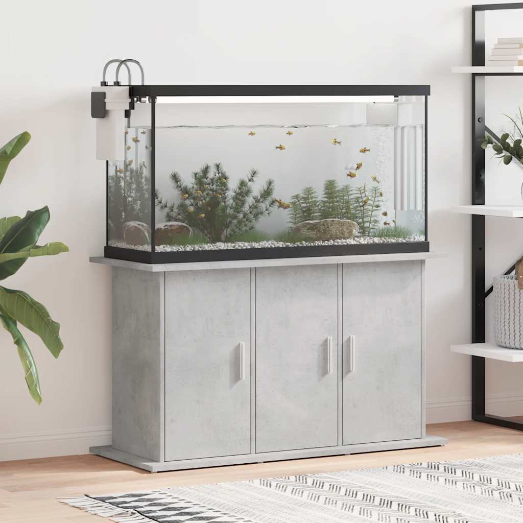 VIDAXL Aquarium Standard 101x41x58 cm verarbeitete Holzbetonglijs