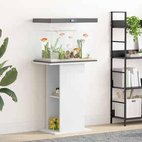 Vidaxl Aquarium Standard 60,5x36x72.5 cm verarbeitetes Holz weiß