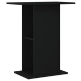 Vidaxl Aquarium Standard 60,5 x 36 x 72,5 cm verarbeitetes Holzschwarz