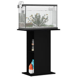 Vidaxl Aquarium Standard 60,5 x 36 x 72,5 cm verarbeitetes Holzschwarz