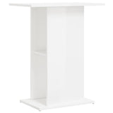 Vidaxl Aquarium Standard 60,5 x 36 x 72,5 cm verarbeitetes Holz Hochglanz weiß