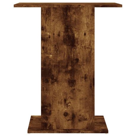 VIDAXL Aquarium Standard 60,5 x 36 x 72,5 cm verarbeiteter Holzgeräuchchen -Eiche