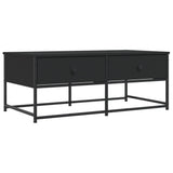 Vidaxl salontafel 100x51x40 cm bewerkt hout zwart