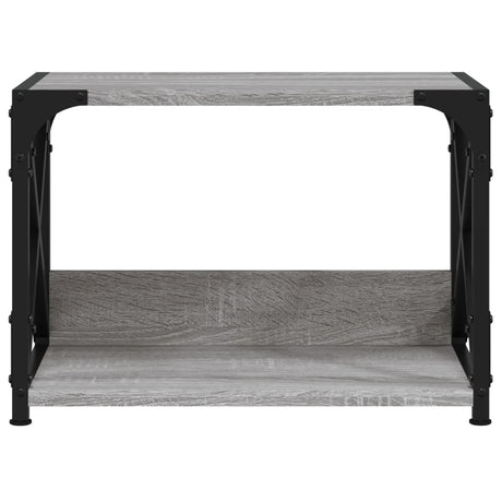 VIDAXL -Druckerstand 44x26x31.5 cm verarbeiteter Holzgrau Sonoma -Eiche
