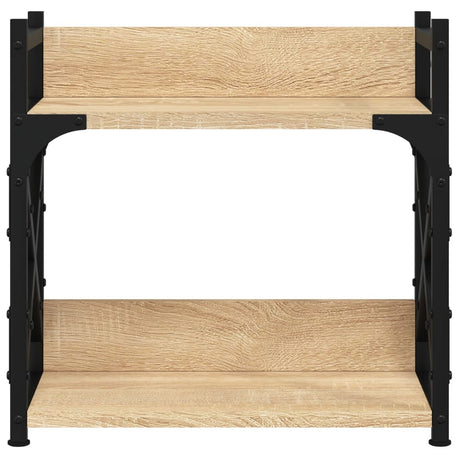 VIDAXL-Druckerständer 2-layer 40x20x40 cm verarbeitetes Holz Sonoma Oak