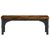 Vidaxxl Monitorständer 37x23x14 cm verarbeitetes Holz, geräucherte Eiche