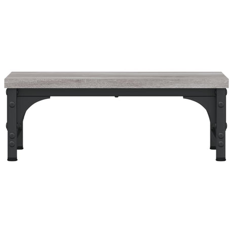 Vidaxl Monitor Standard 37x23x14 cm verarbeiteter Holzgrau Sonoma Eiche