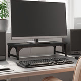 Vidaxx Monitorständer 55x23x14 cm, lackiertes Holz schwarz