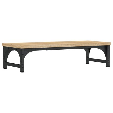 VidaXL Monitorständer 55x23x14 cm, Holzwerkstoff Sonoma-Eiche-farbig
