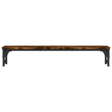VidaXL Monitorständer 85x23x15,5 cm verarbeitetes Holz, Farbe geräucherte Eiche