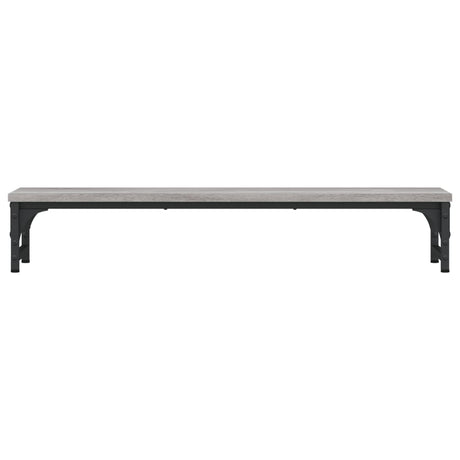 Vidaxl Monitor Standard 85x23x15,5 cm verarbeiteter Holzgrau Sonoma -Eiche