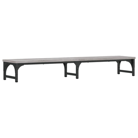Vidaxl Monitor Standard 105x23x15.5 cm verarbeitetes Holzgrau Sonoma