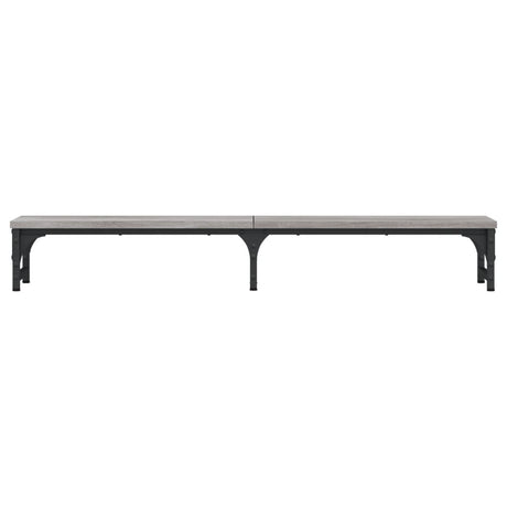 Vidaxl Monitor Standard 105x23x15.5 cm verarbeitetes Holzgrau Sonoma