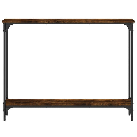 Vidaxl wandtafel 100x22,5x75 cm bewerkt hout gerookt eikenkleurig