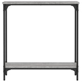 Vidaxl wandtafel 75x22,5x75 cm bewerkt hout grijs sonoma eikenkleurig