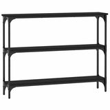 Vidaxl wandtafel 100x22,5x75 cm bewerkt hout zwart
