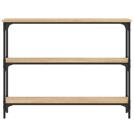 Vidaxl wandtafel 100x22,5x75 cm bewerkt hout sonoma eikenkleurig