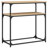 Vidaxl wandtafel 75x35,5x75 cm bewerkt hout sonoma eikenkleurig