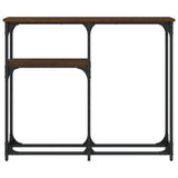 Vidaxl wandtafel 90x22,5x75 cm bewerkt hout bruin eikenkleur