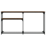 Vidaxl wandtafel 145x22,5x75 cm bewerkt hout bruin eikenkleur