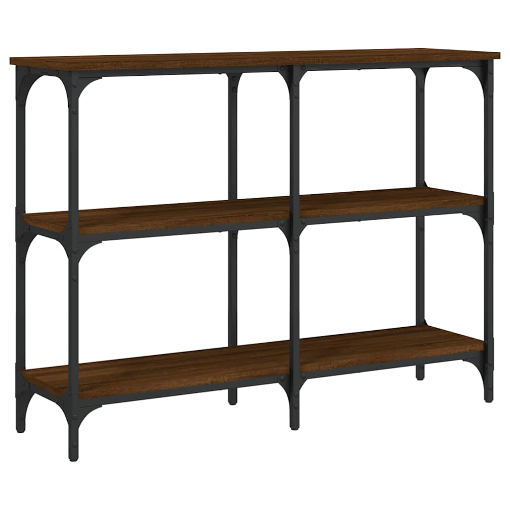 Vidaxl wandtafel 100x29x75 cm bewerkt hout bruin eikenkleur