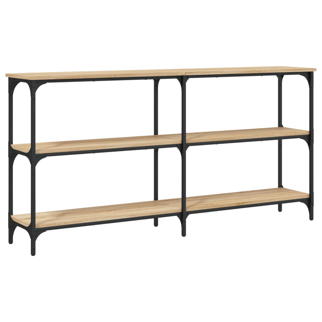 Vidaxl wandtafel 150x29x75 cm bewerkt hout sonoma eikenkleurig