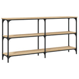 Vidaxl wandtafel 150x29x75 cm bewerkt hout sonoma eikenkleurig