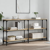 Vidaxl wandtafel 150x29x75 cm bewerkt hout sonoma eikenkleurig