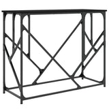 Vidaxl wandtafel 100x40x80 cm bewerkt hout zwart