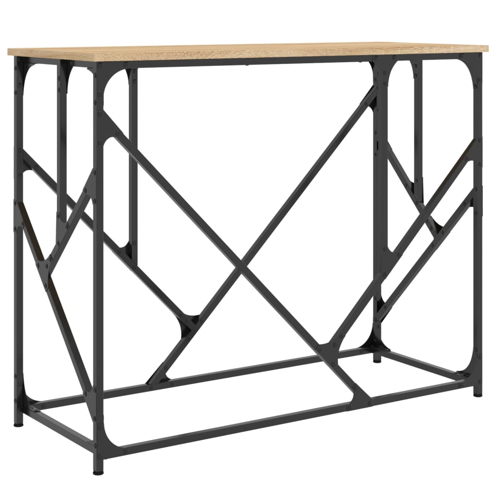 Vidaxl wandtafel 100x40x80 cm bewerkt hout sonoma eikenkleurig