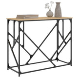 Vidaxl wandtafel 100x40x80 cm bewerkt hout sonoma eikenkleurig