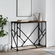 Vidaxl wandtafel 100x40x80 cm bewerkt hout gerookt eikenkleurig
