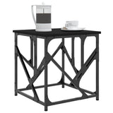 Vidaxl salontafel 45x45x47,5 cm bewerkt hout zwart