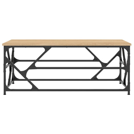 Vidaxl salontafel 100x50x40 cm bewerkt hout sonoma eikenkleurig