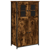 Vidaxl hoge kast 62x32x106,5 cm bewerkt hout gerookt eikenkleurig