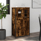 Vidaxl hoge kast 62x32x106,5 cm bewerkt hout gerookt eikenkleurig
