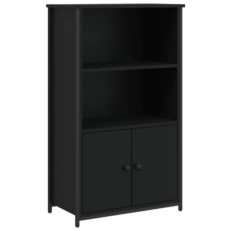 Vidaxl hoge kast 62x32x103,5 cm bewerkt hout zwart