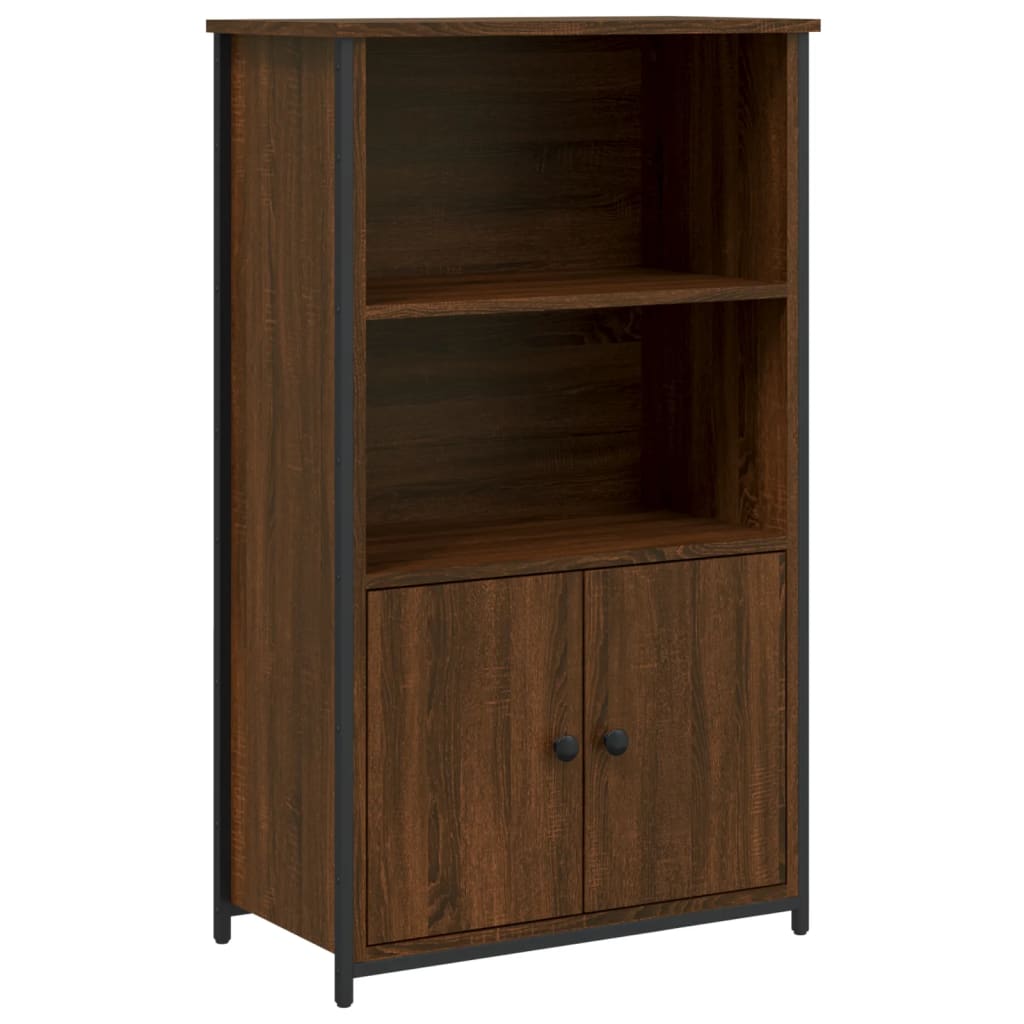 Vidaxl hoge kast 62x32x103,5 cm bewerkt hout bruin eikenkleur