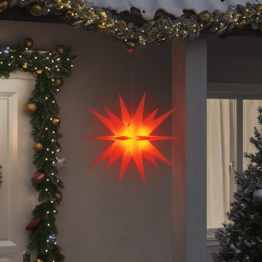 Vidaxl Weihnachtslampe mit LED faltbar 57 cm rot
