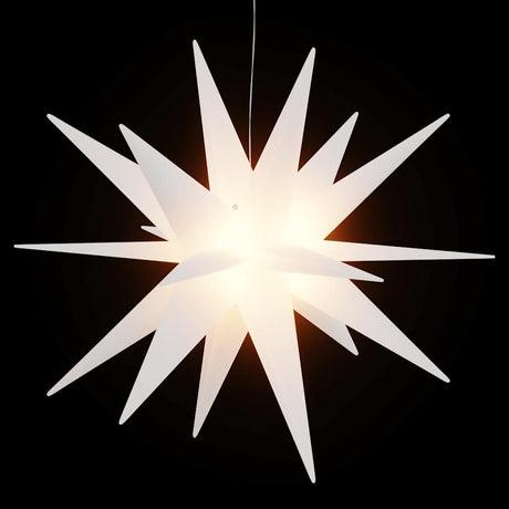 Vidaxl Weihnachtslampe mit LED faltbar 57 cm Weiß