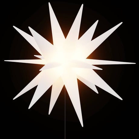 Vidaxx Weihnachtslampe mit Erdspieß und LED klappbar 57 cm weiß