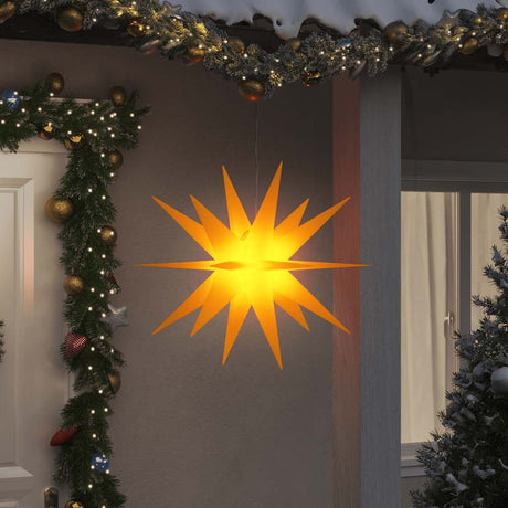 Vidaxx Weihnachtslampe mit LED klappbar 100 cm gelb