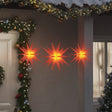 VIDAXL -Weihnachtslampen mit LEDs 3 PCs rot falten
