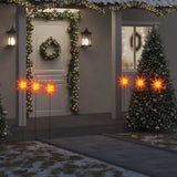 VIDAXL -Weihnachtslampen mit Bodennadel und LEDs 3 ST 35 cm rot