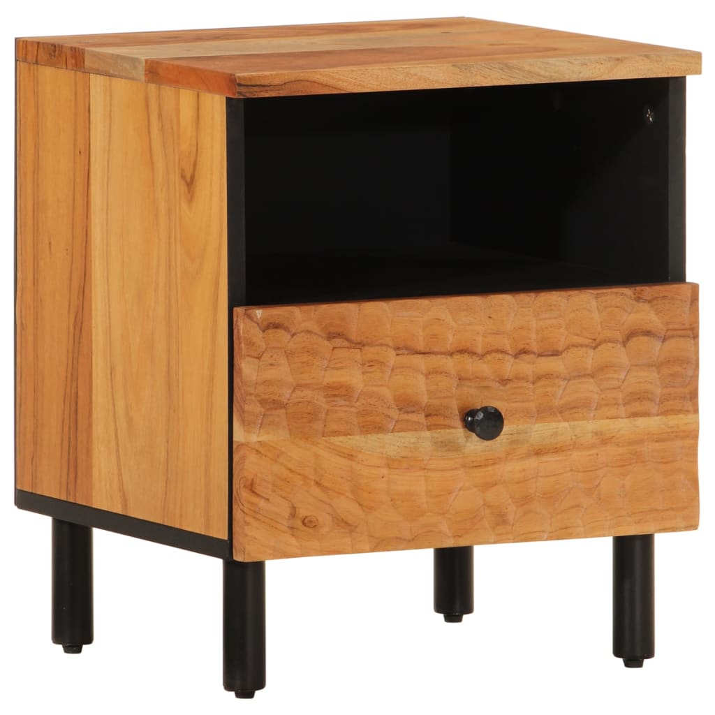 Vidaxl nachtkastjes 2 st 40x33x46 cm massief acaciahout