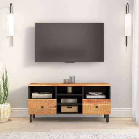 Vidaxl tv-meubel 100x33x46 cm massief acaciahout