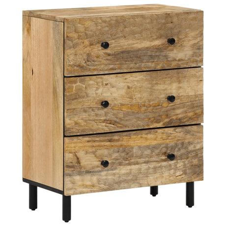 Vidaxl bijzetkast 60x33x75 cm massief mangohout