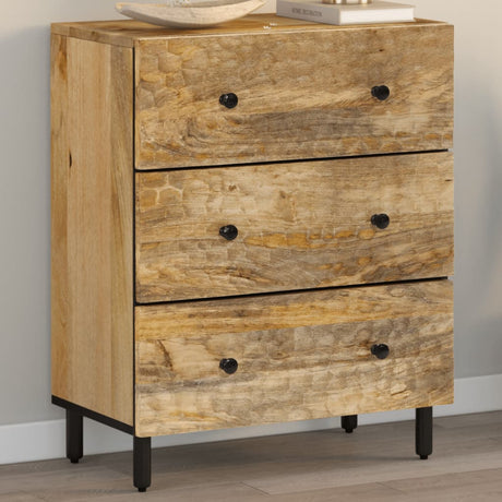 Vidaxl bijzetkast 60x33x75 cm massief mangohout